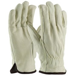 GLOVE DRIVERS COWHIDE LARGE THERMAL LINED (PR) - Leather Palms & Drivers
